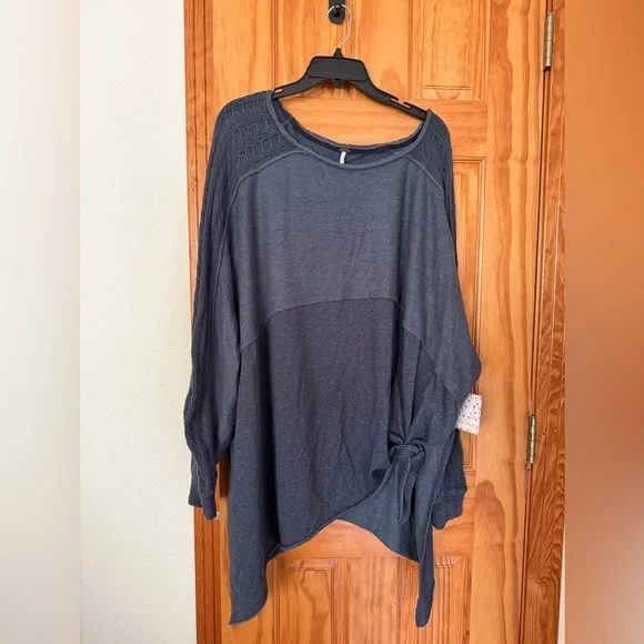 NWT Free People My Girl Pullover Blue Size Medium - Picture 2 of 10